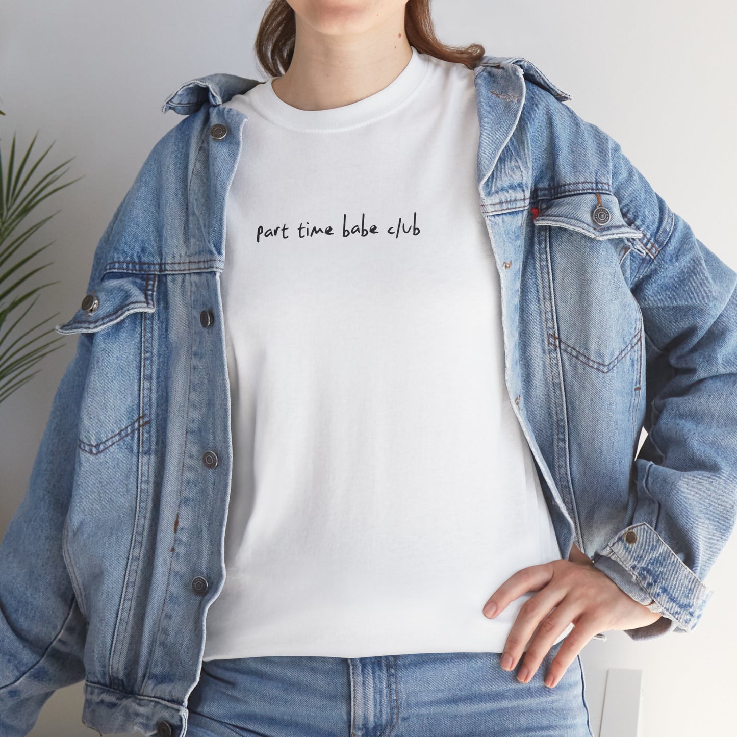 Part Time Babe Club Unisex Heavy Cotton Tee