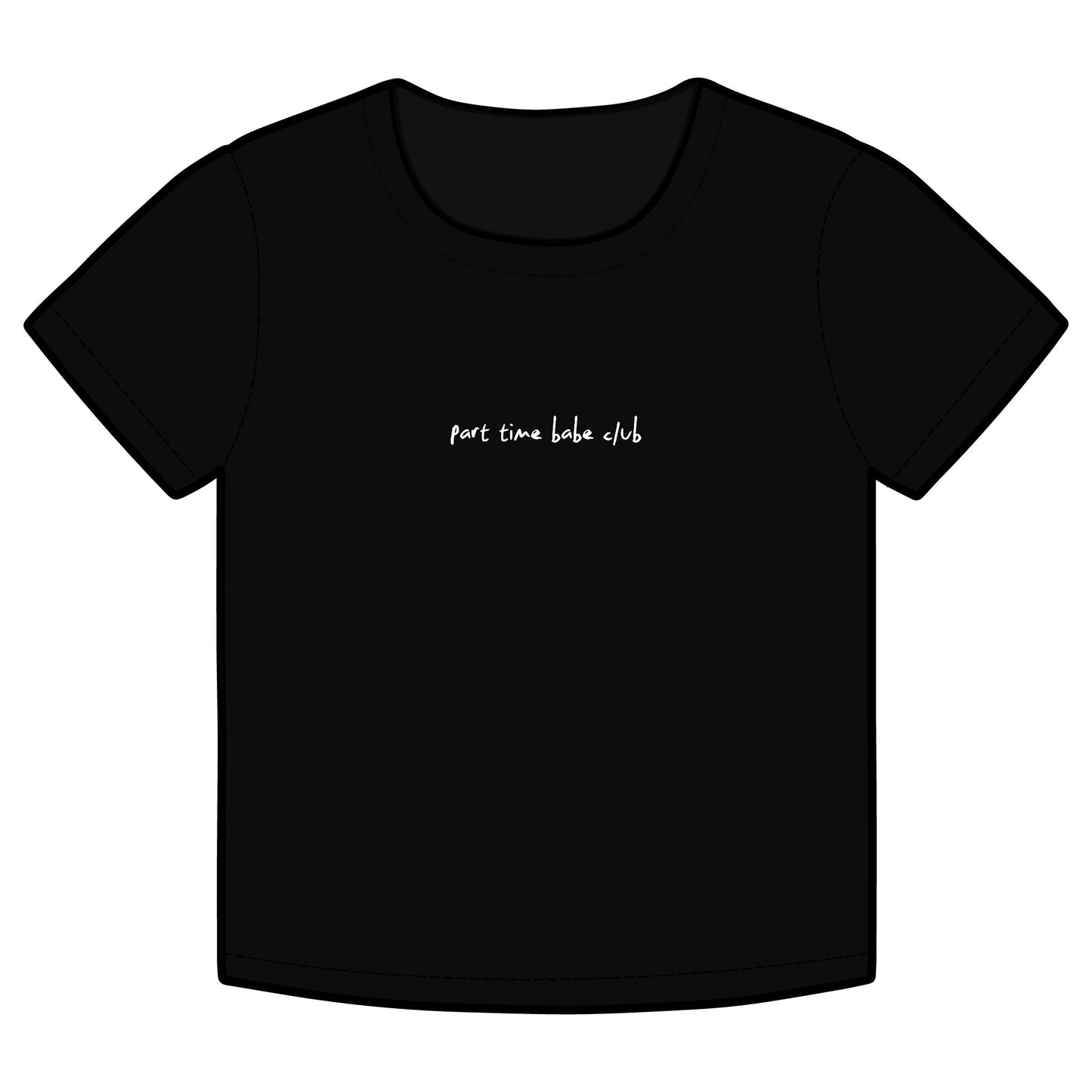 Part Time Babe Club Organic Rib Baby Tee