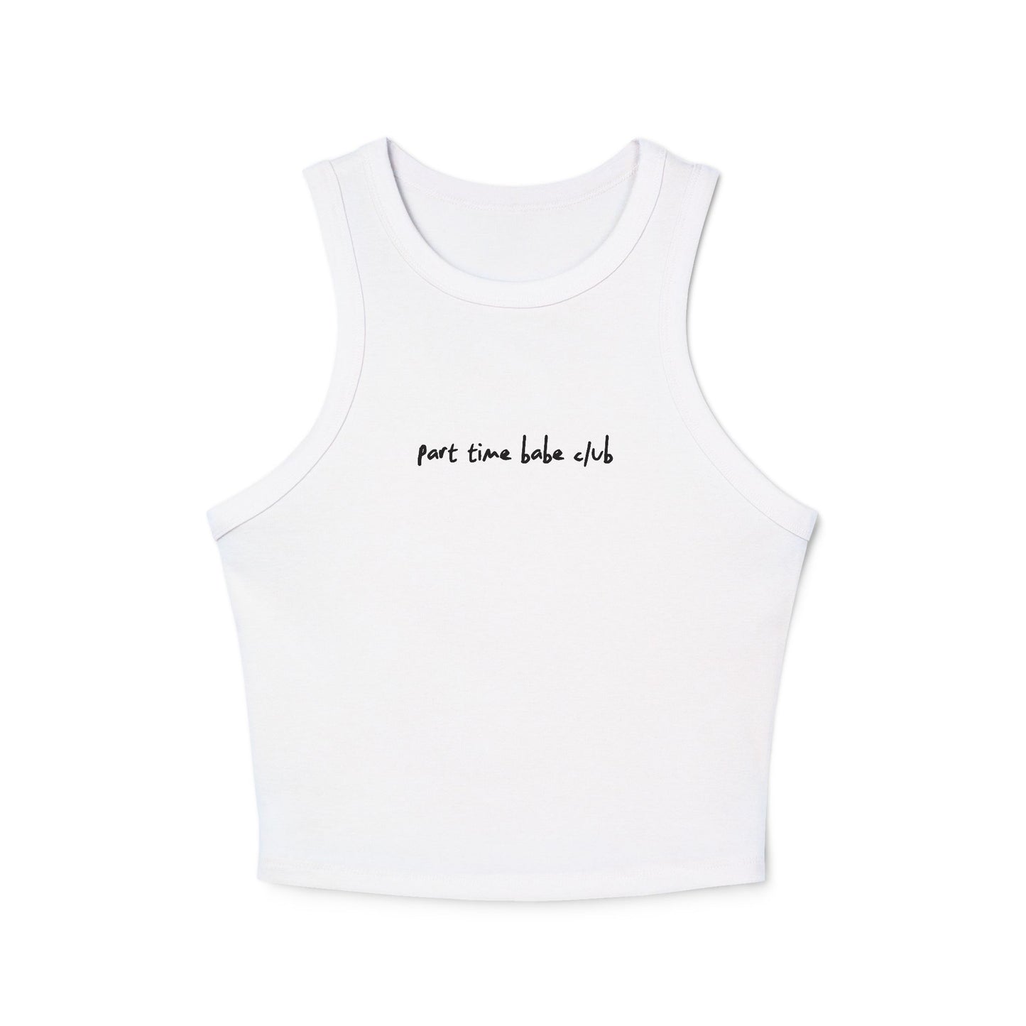 Part Time Babe Club Micro Rib Tank Top