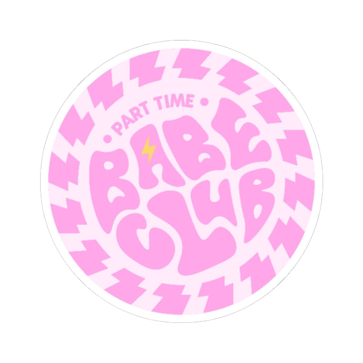 PTBC Classic Kiss-Cut Circle Sticker