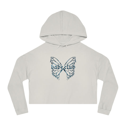 artist series* chrome butterfly | cropped hoodie