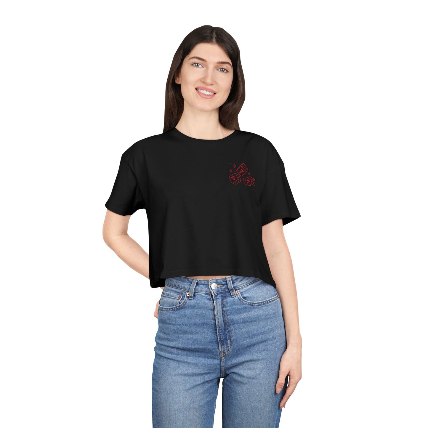 Artist Series* 777 Manifest & Finesse Women's Crop Tee