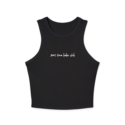 Part Time Babe Club Micro Rib Tank Top