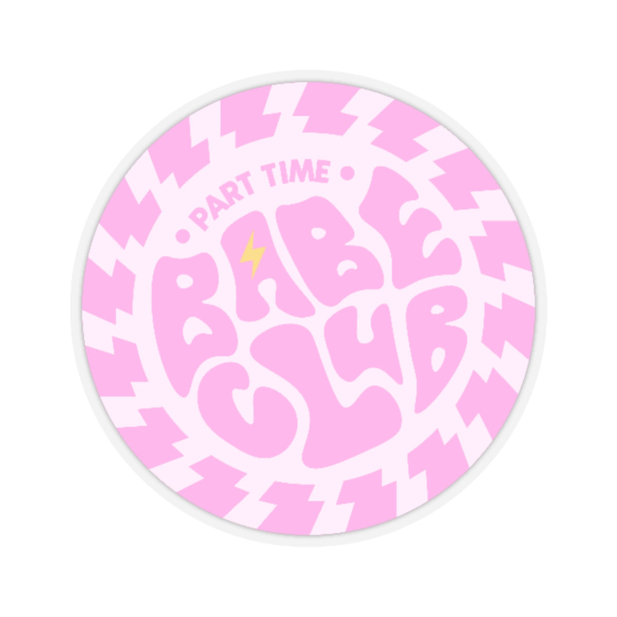 PTBC Classic Kiss-Cut Circle Sticker