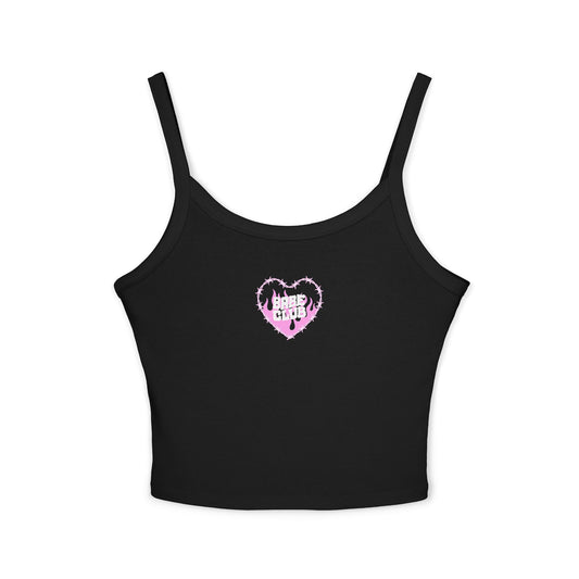 Artist Series* Babe Club - Black Women's Spaghetti Strap Tank Top