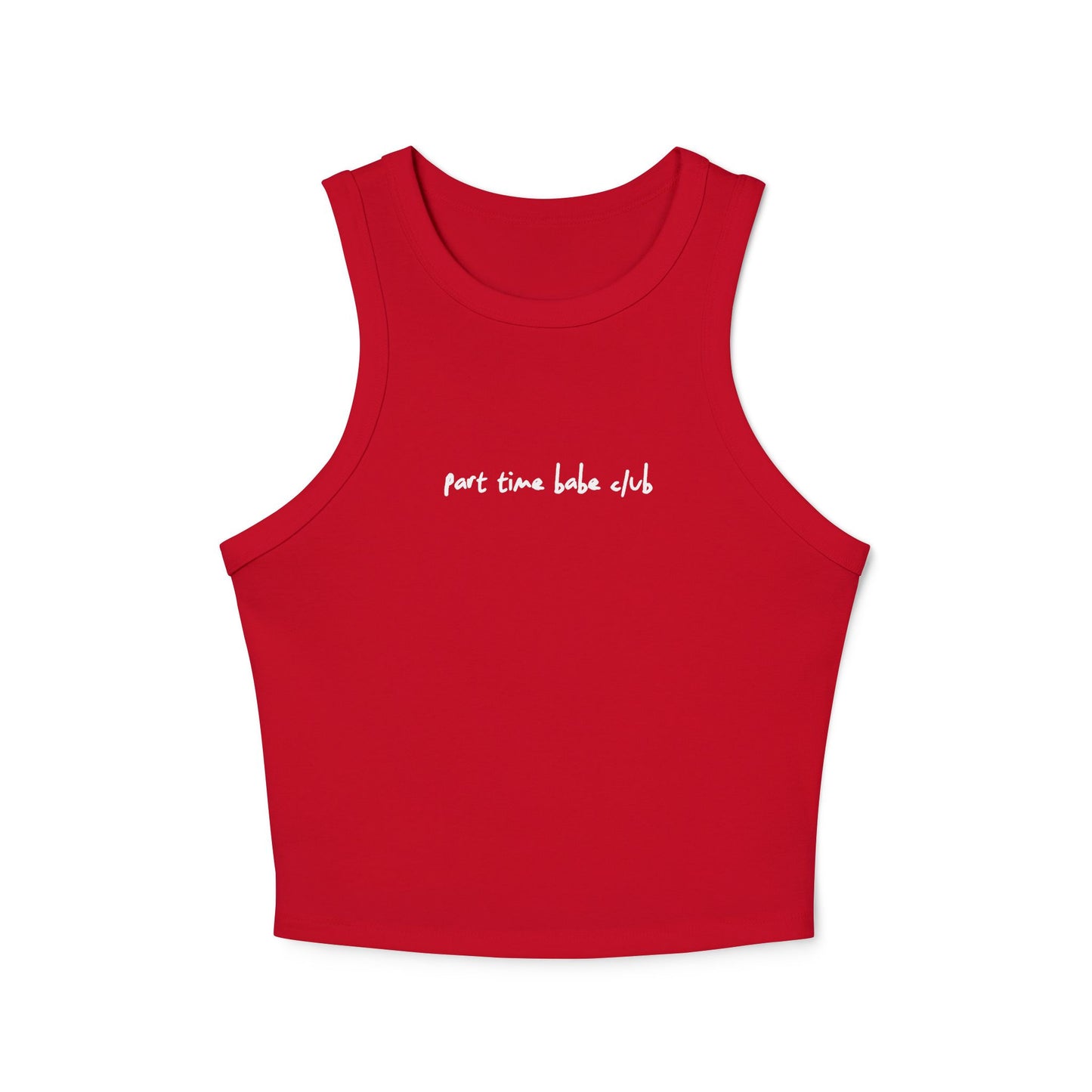 Part Time Babe Club Micro Rib Tank Top